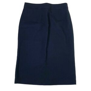 J. Crew Classic Black Wool Pencil Skirt Size 6